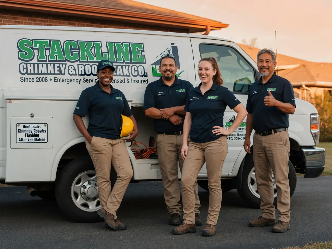 Chimney flashing repair company in Harrison, MI